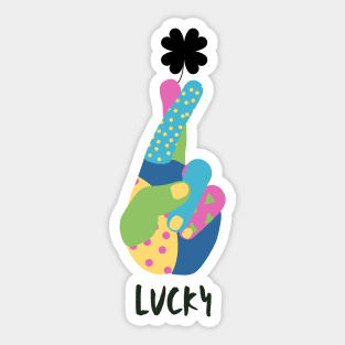 lucky shamrock heart st patrick's day parade clover holiday Sticker